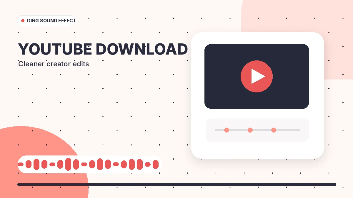 YouTube ding sound effect guide